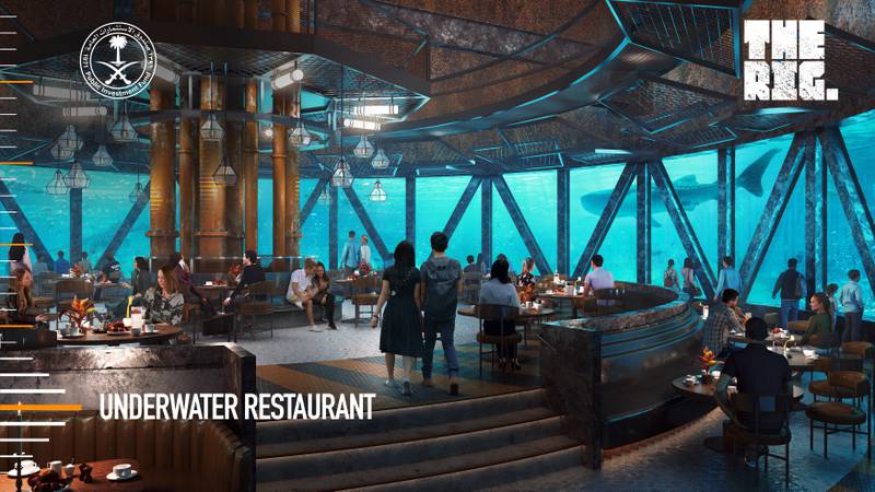 يشكل مطعم تحت الماء جزءًا من الخطط.