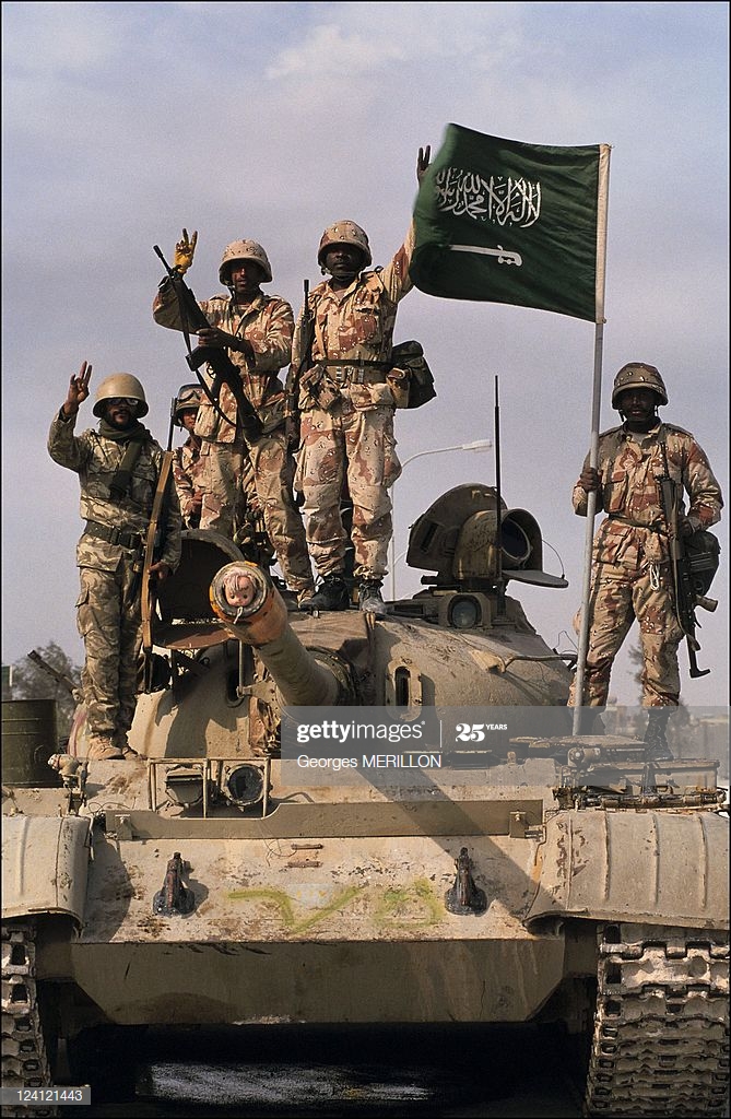 gulf-war-khafji-after-the-battle-in-al-khafji-saudi-arabia-on-05-picture-id124121443