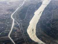 صورة جوية لنهر النيل صورة جوية لنهر النيل