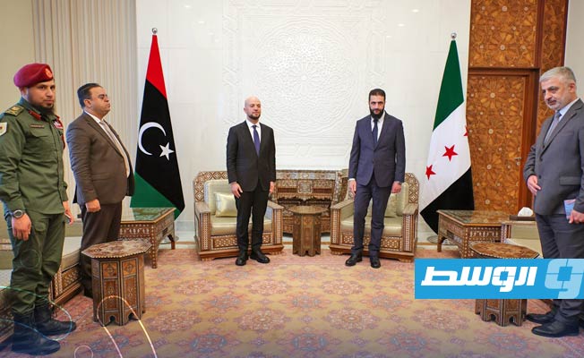 وفد حكومة الوحدة الوطنية يبحث مع الشرع العلاقات الثنائية وقضايا «الأمن الإقليمي» وفد حكومة الوحدة الوطنية يبحث مع الشرع العلاقات الثنائية وقضايا «الأمن الإقليمي»