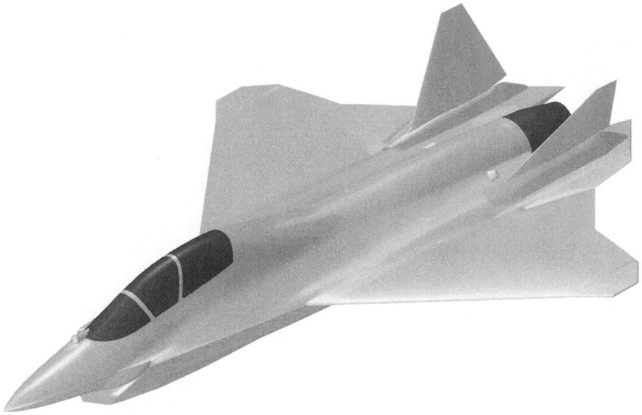 تعديلات على كش ملك Su-75 / © UAC تعديلات على كش ملك Su-75 / © UAC