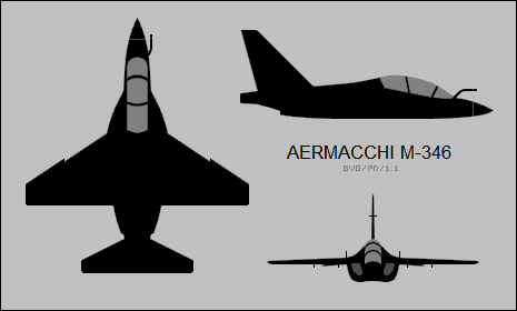 الإسقاط الإملائي ل Alenia Aermacchi M-346 Master الإسقاط الإملائي ل Alenia Aermacchi M-346 Master
