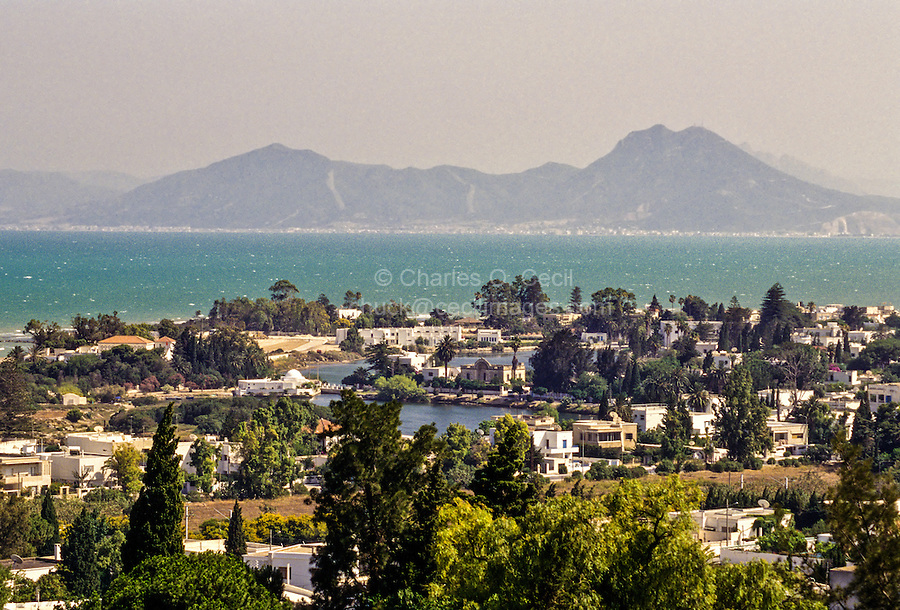 Carthage, Tunisia. Punic Ports, now resembling small lakes bordered by  luxurious homes | Cecil Images Carthage, Tunisia. Punic Ports, now resembling small lakes bordered by  luxurious homes | Cecil Images